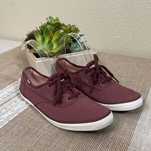 Keds Ortholite Mauve Lace Up Shoes Size 8